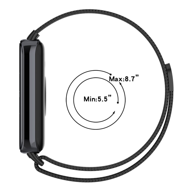 For Honor Band 9 Milan Magnetic Steel Mesh Watch Band(Silver) - Watch Bands by PMC TechLife | Online Shopping South Africa | PMC TechLife