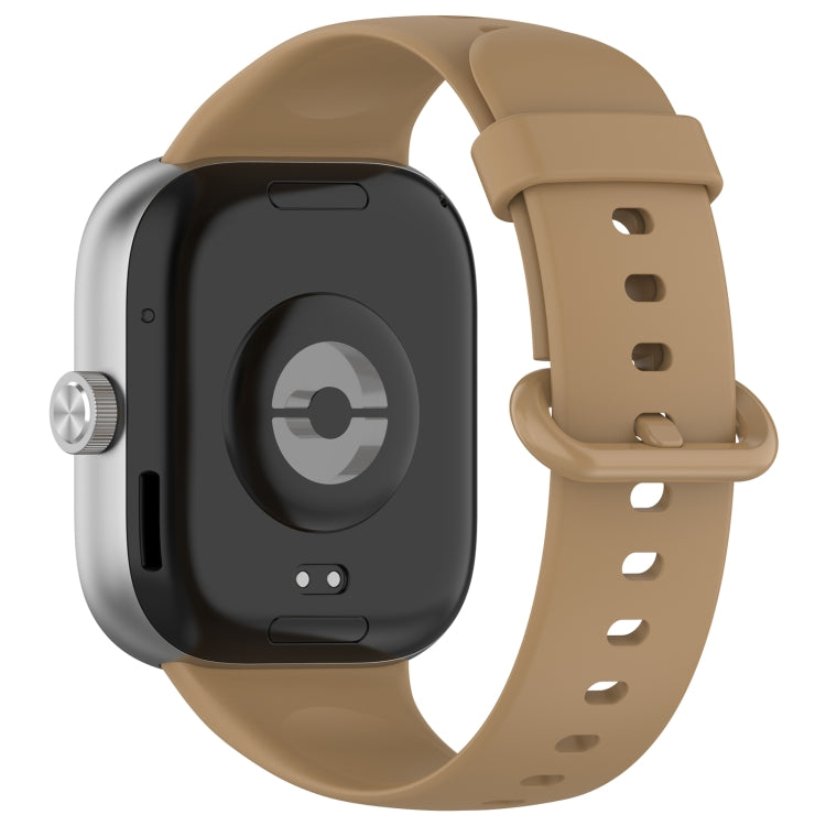 For Xiaomi Smart Band 9 Pro / 8 Pro Solid Color Colorful Buckle Silicone Watch Band(Coffee) - free shipping - PMC TechLife - Order now!