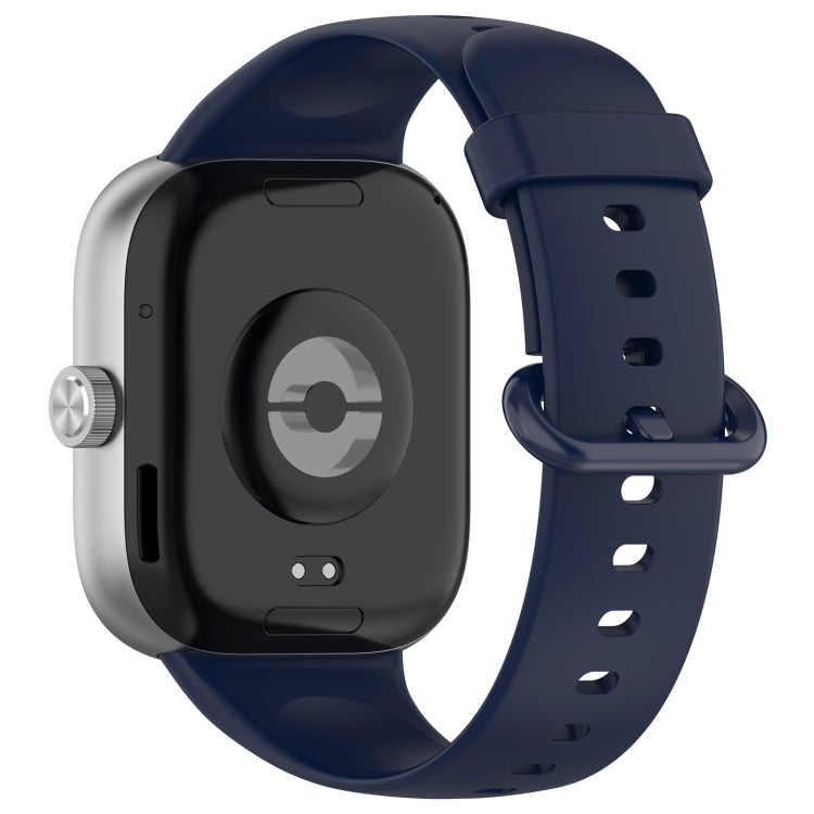 For Xiaomi  Mi Band 8 Pro Solid Color Colorful Buckle Silicone Watch Band(Dark Blue) - Watch Bands by PMC TechLife | Online Shopping South Africa | PMC TechLife