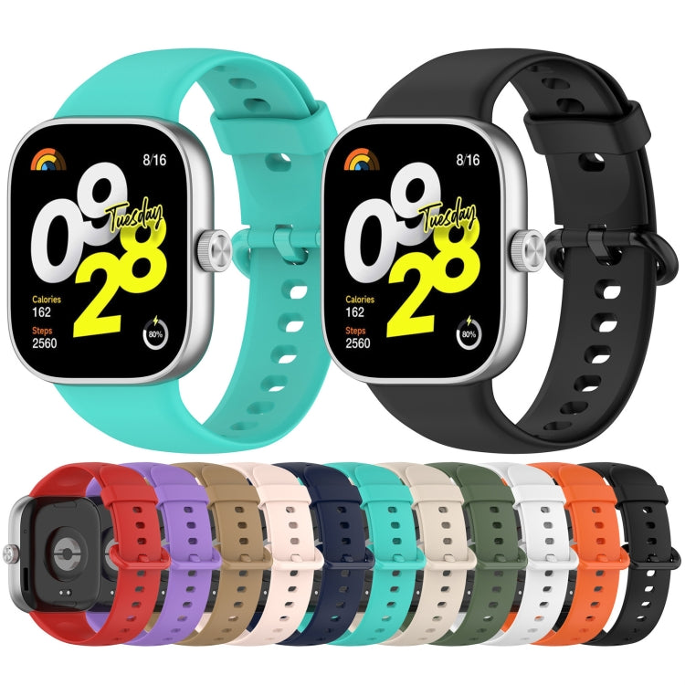 For Xiaomi Smart Band 9 Pro / 8 Pro Solid Color Colorful Buckle Silicone Watch Band(Coffee) - free shipping - PMC TechLife - Order now!