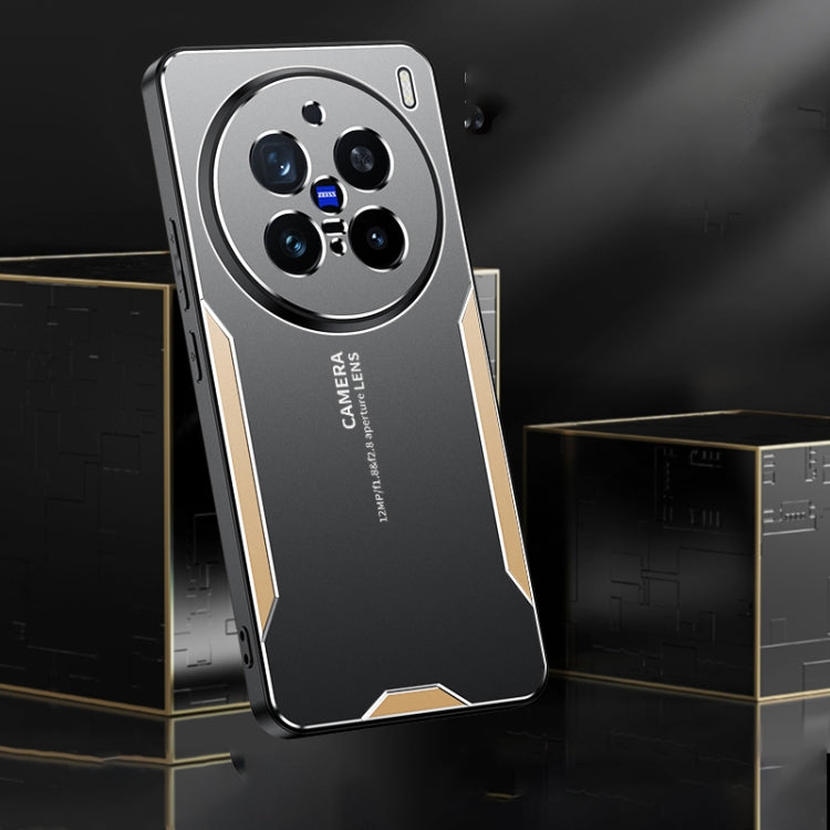 For vivo X200 Pro Blade Series TPU Hybrid Metal Phone Case(Blue) - free shipping - PMC Jewellery - Order now!