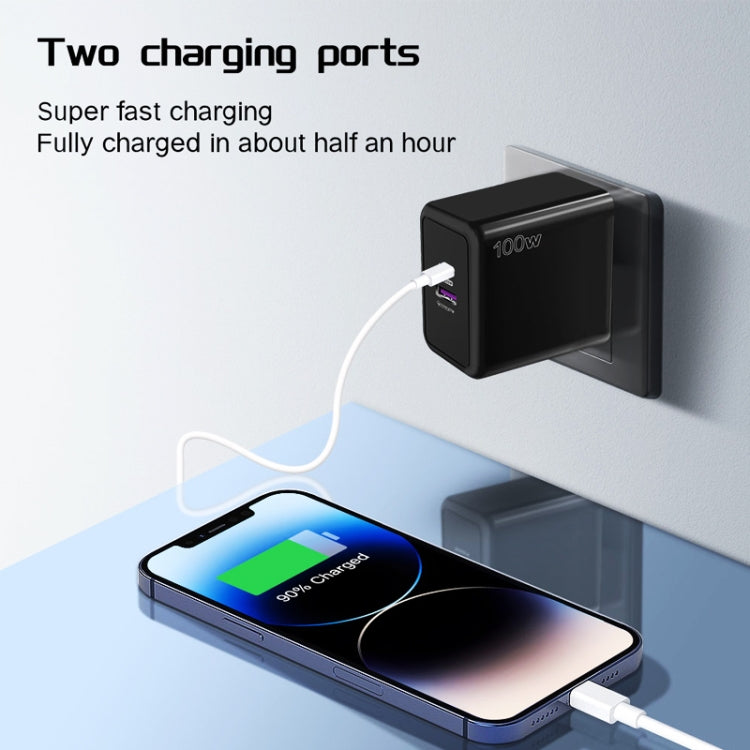 USB 67W / Type-C PD 33W Super fast Charging Full Protocol Mobile Phone Charger, EU Plug(White) - USB Charger by PMC TechLife | Online Shopping South Africa | PMC TechLife | Buy Now Pay Later Mobicred