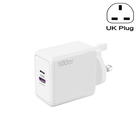 USB 67W / PD 33W Super fast Charging Full Protocol Mobile Phone Charger, UK Plug(White) - USB Charger by PMC Jewellery | Online Shopping South Africa | PMC Jewellery | Buy Now Pay Later Mobicred