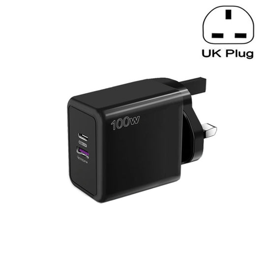 USB 67W / PD 33W Super fast Charging Full Protocol Mobile Phone Charger, UK Plug(Black) - USB Charger by PMC Jewellery | Online Shopping South Africa | PMC Jewellery | Buy Now Pay Later Mobicred