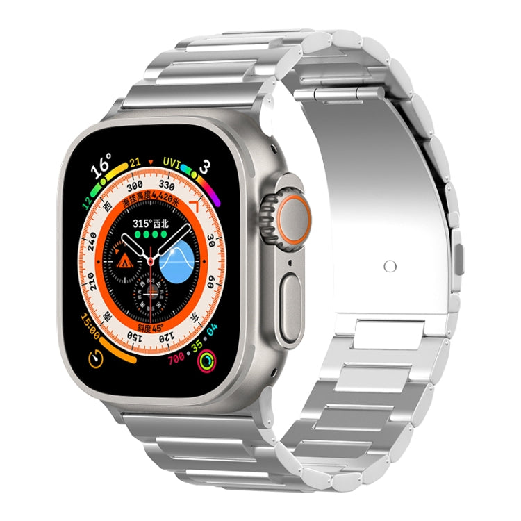 For Apple Watch SE 2023 44mm I-Shaped Titanium Watch Band(Sliver) - Watch Bands by PMC TechLife | Online Shopping South Africa | PMC TechLife