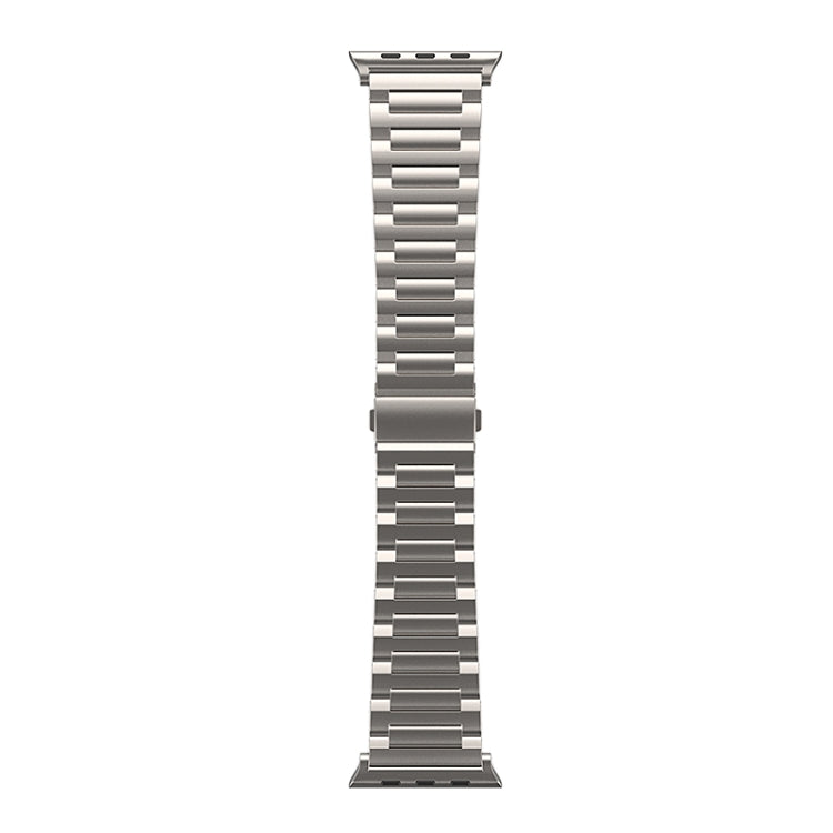 For Apple Watch Series 7 45mm I-Shaped Titanium Watch Band(Titanium) - Watch Bands by PMC TechLife | Online Shopping South Africa | PMC TechLife