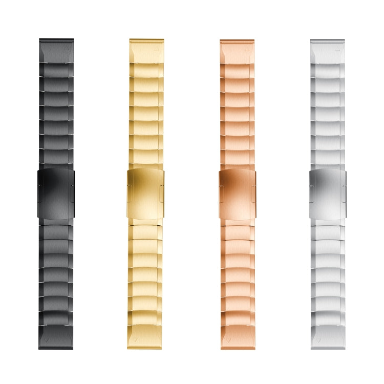 For Garmin Fenix 5S Plus Tortoise Shell 20mm Stainless Steel Watch Band(Gold) - free shipping - PMC TechLife - Order now!