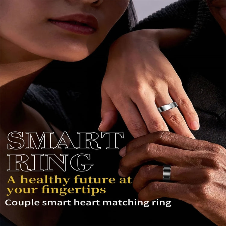 R6 SIZE 10 Smart Ring, Support Heart Rate / Blood Oxygen / Sleep Monitoring(Black) - free shipping - PMC TechLife - Order now!