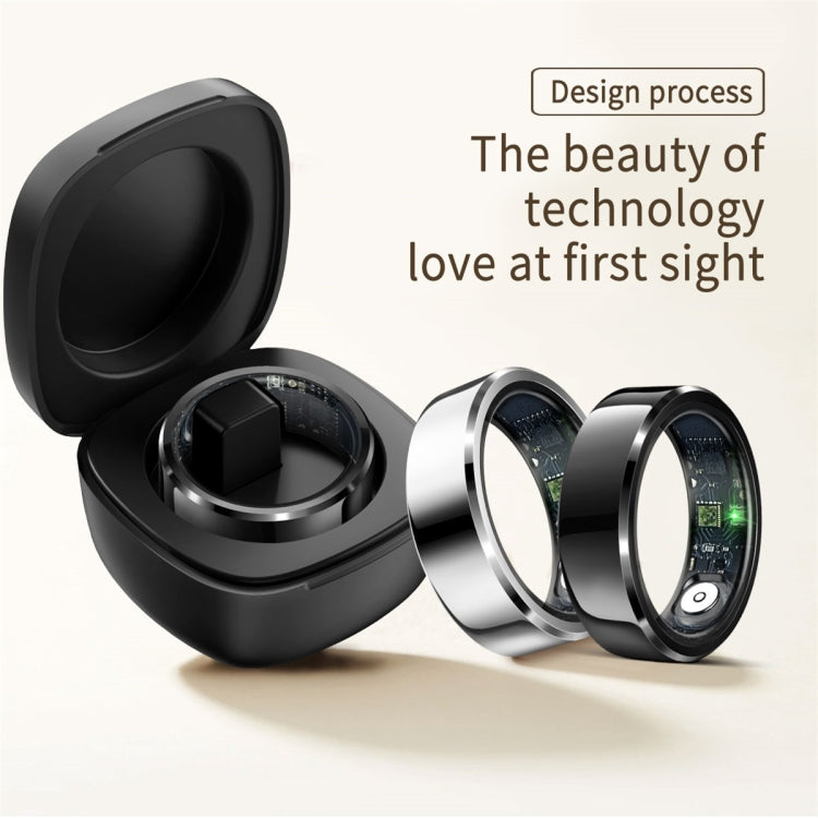 R6 SIZE 11 Smart Ring, Support Heart Rate / Blood Oxygen / Sleep Monitoring(Black) - Smart Rings / Smart Telephones by PMC TechLife | Online Shopping South Africa | PMC TechLife | Buy Now Pay Later Mobicred