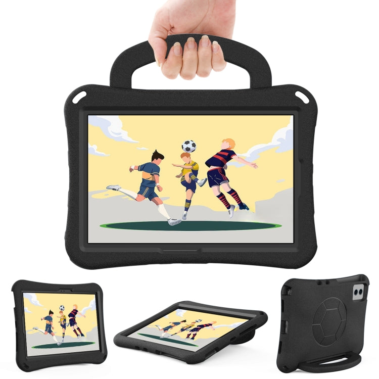 For Lenovo Tab M11 / Xiaoxin Pad 11 2024 Handle Football Shaped EVA Shockproof Tablet Case(Black) - Lenovo by PMC Jewellery | Online Shopping South Africa | PMC Jewellery | Buy Now Pay Later Mobicred