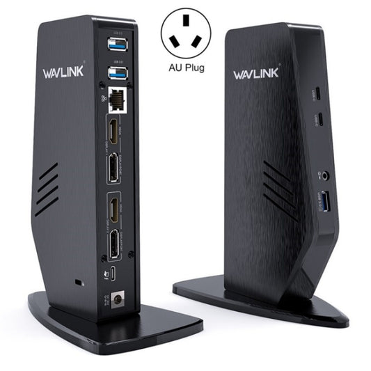 WAVLINK UG69PD5 USB-C HD 60Hz Monitor Adapter Dual 4K Display Docking Station, Plug:AU Plug - USB HUB by WAVLINK | Online Shopping South Africa | PMC Jewellery | Buy Now Pay Later Mobicred