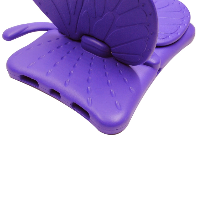 For iPad Air 11 2024 Butterfly Bracket Kids EVA Shockproof Tablet Case(Purple) - iPad Air 11 2024 Cases by PMC TechLife | Online Shopping South Africa | PMC TechLife | Buy Now Pay Later Mobicred