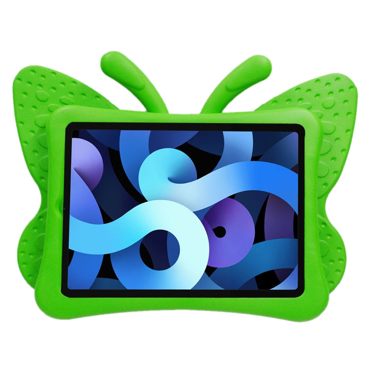 For iPad Air 11 2024 Butterfly Bracket Kids EVA Shockproof Tablet Case(Green) - iPad Air 11 2024 Cases by PMC TechLife | Online Shopping South Africa | PMC TechLife | Buy Now Pay Later Mobicred