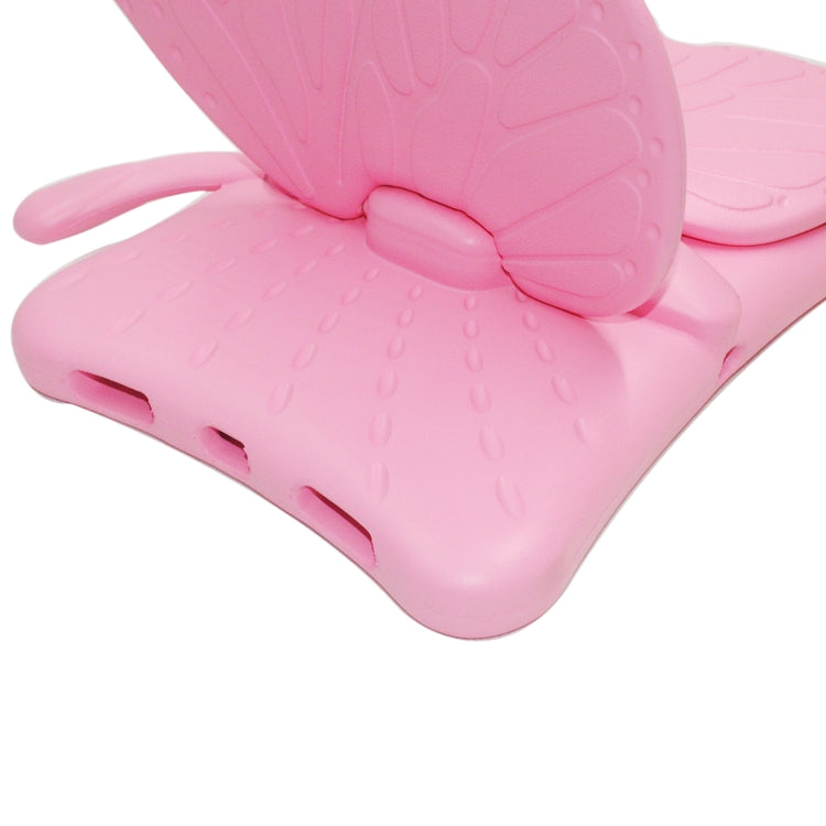 For iPad Air 11 2024 Butterfly Bracket Kids EVA Shockproof Tablet Case(Pink) - iPad Air 11 2024 Cases by PMC Jewellery | Online Shopping South Africa | PMC Jewellery | Buy Now Pay Later Mobicred