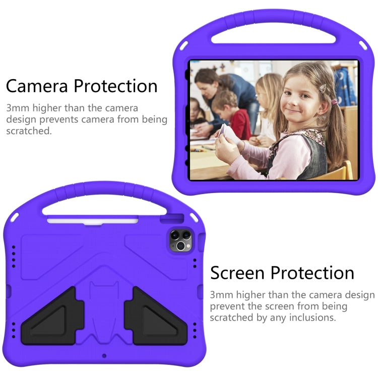 For iPad Air 11 2024 EVA Shockproof Tablet Case with Holder(Purple) - iPad Air 11 2024 Cases by PMC TechLife | Online Shopping South Africa | PMC TechLife | Buy Now Pay Later Mobicred