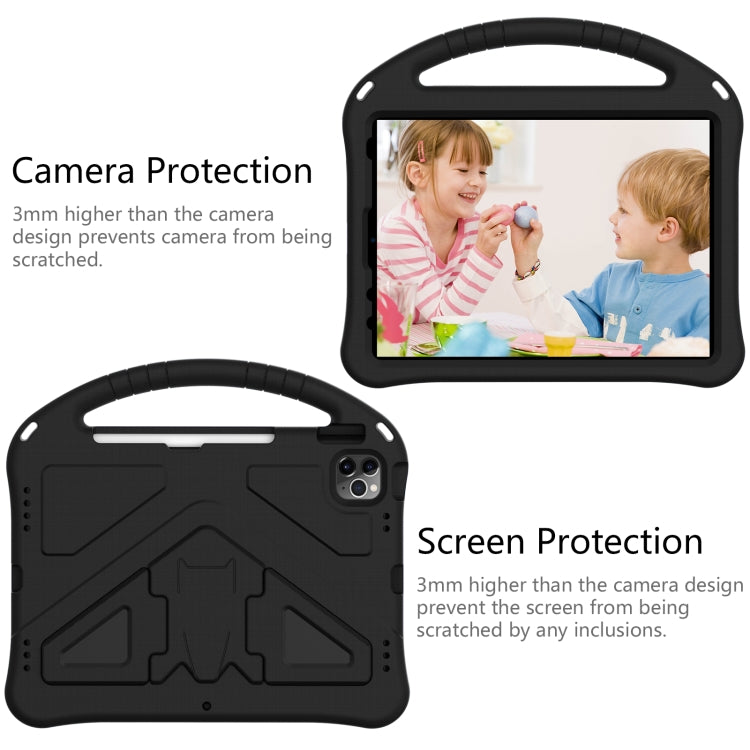 For iPad Pro 11 2024 EVA Shockproof Tablet Case with Holder(Black) - iPad Pro 11 2024 Cases by PMC TechLife | Online Shopping South Africa | PMC TechLife | Buy Now Pay Later Mobicred