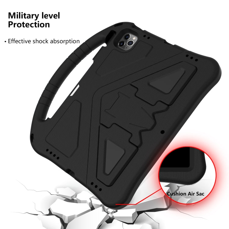 For iPad Pro 11 2024 EVA Shockproof Tablet Case with Holder(Black) - iPad Pro 11 2024 Cases by PMC TechLife | Online Shopping South Africa | PMC TechLife | Buy Now Pay Later Mobicred