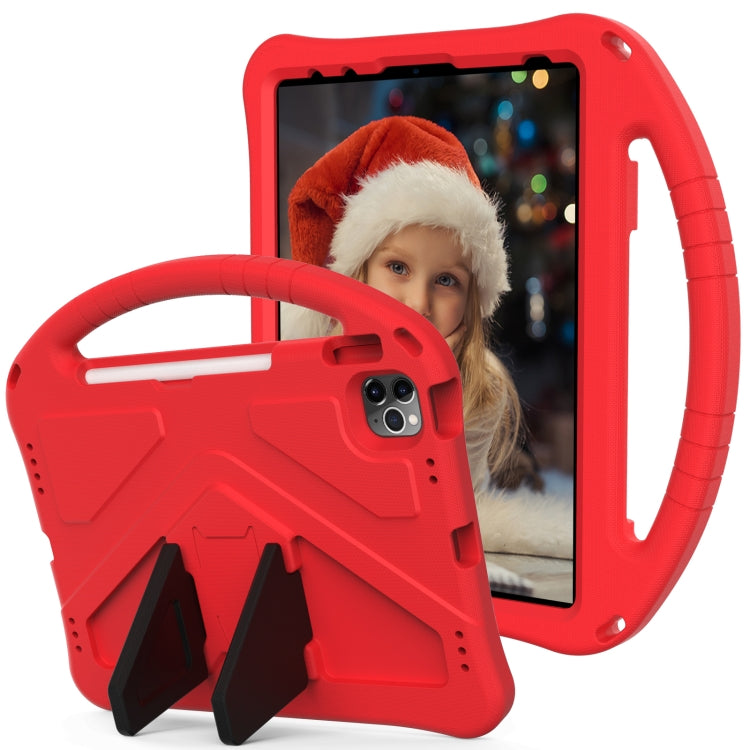 For iPad Pro 11 2024 EVA Shockproof Tablet Case with Holder(Red) - iPad Pro 11 2024 Cases by PMC TechLife | Online Shopping South Africa | PMC TechLife | Buy Now Pay Later Mobicred