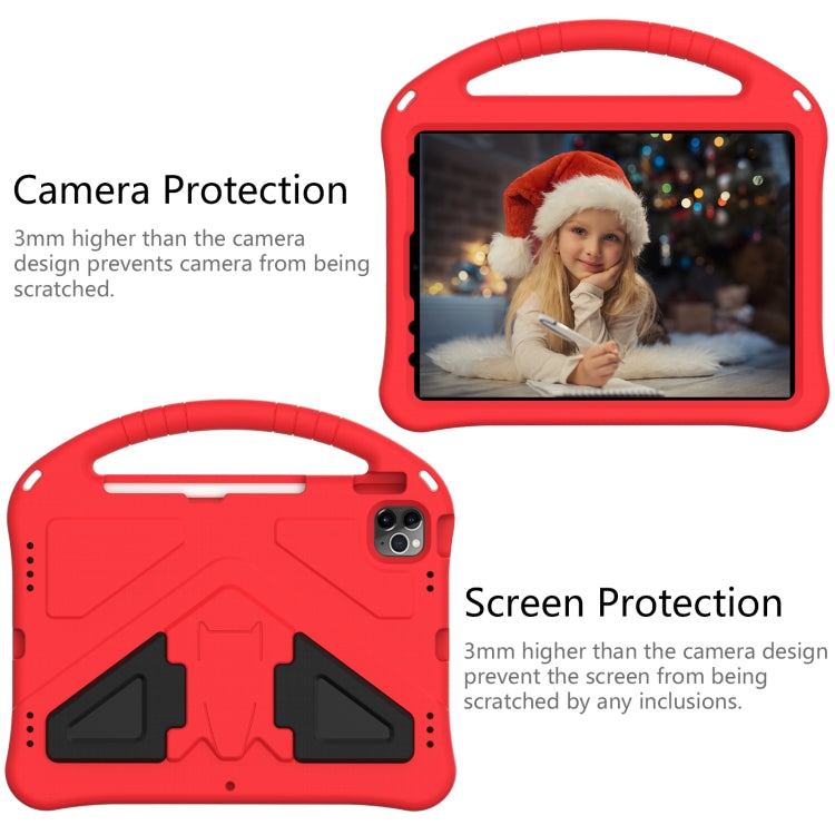 For iPad Pro 11 2024 EVA Shockproof Tablet Case with Holder(Red) - iPad Pro 11 2024 Cases by PMC TechLife | Online Shopping South Africa | PMC TechLife | Buy Now Pay Later Mobicred