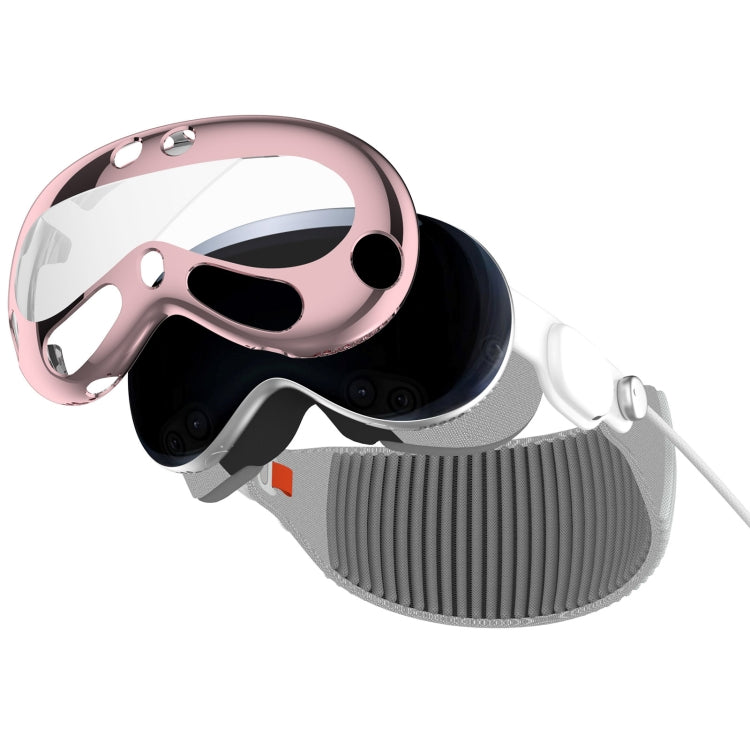 For Apple Vision Pro Electroplated TPU Protective Case VR Glasses Accessories(Starlight) - VR Accessories by PMC TechLife | Online Shopping South Africa | PMC TechLife | Buy Now Pay Later Mobicred