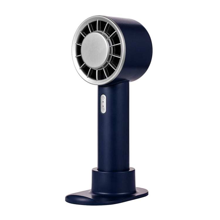 WX-633 Summer Handheld Fan 3 Speeds Semiconductor Cold Compress Desk Fan(Navy Blue) - Electric Fans by PMC TechLife | Online Shopping South Africa | PMC TechLife | Buy Now Pay Later Mobicred