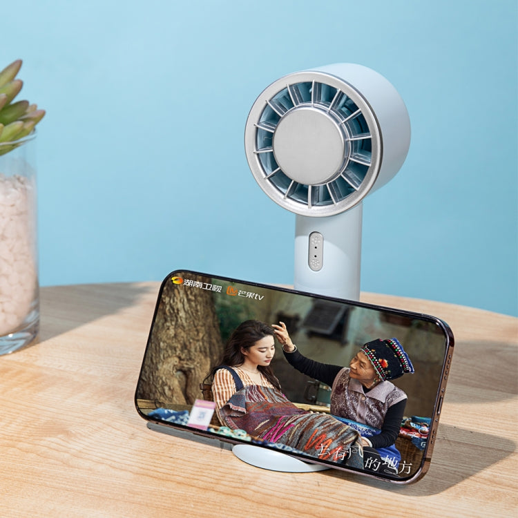 WX-633 Summer Handheld Fan 3 Speeds Semiconductor Cold Compress Desk Fan(White) - Electric Fans by PMC Jewellery | Online Shopping South Africa | PMC Jewellery | Buy Now Pay Later Mobicred