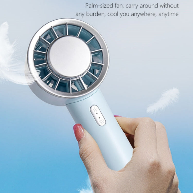 WX-633 Summer Handheld Fan 3 Speeds Semiconductor Cold Compress Desk Fan(Navy Blue) - Electric Fans by PMC TechLife | Online Shopping South Africa | PMC TechLife | Buy Now Pay Later Mobicred