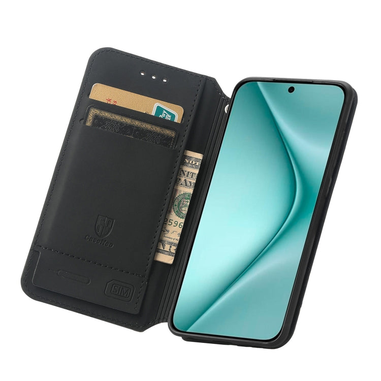 For Huawei Pura 70 Pro+ CaseNeo Colorful Magnetic Leather Phone Case(Emerald) - Huawei Cases by PMC Jewellery | Online Shopping South Africa | PMC Jewellery | Buy Now Pay Later Mobicred