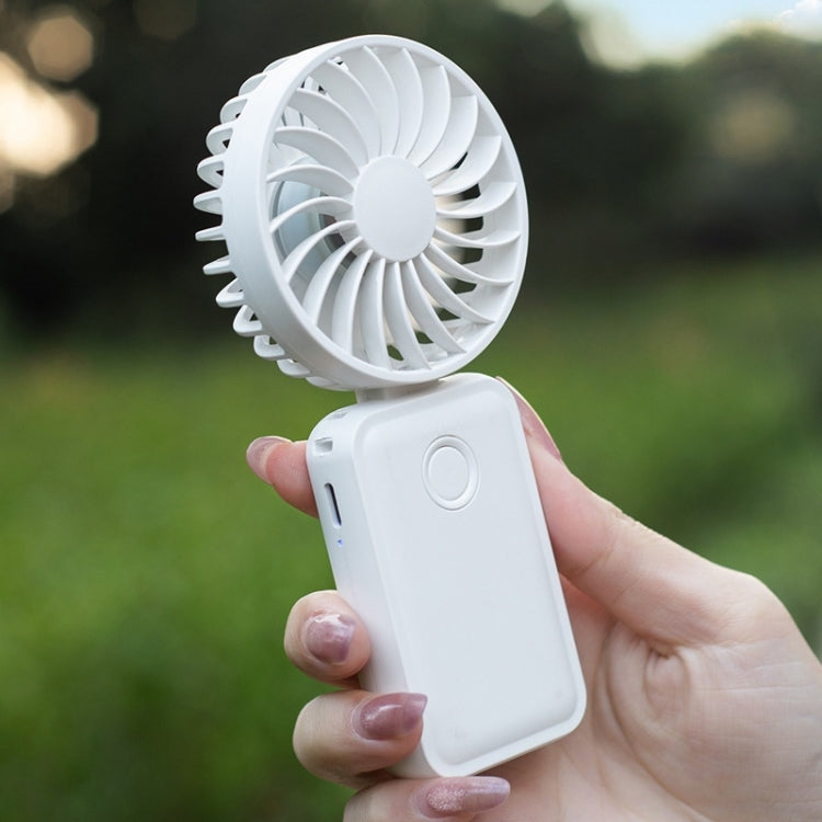 F458 With Neck Rope Summer 3 Speeds Adjustable Foldable Mini Handheld Fan(Orange) - Electric Fans by PMC TechLife | Online Shopping South Africa | PMC TechLife | Buy Now Pay Later Mobicred