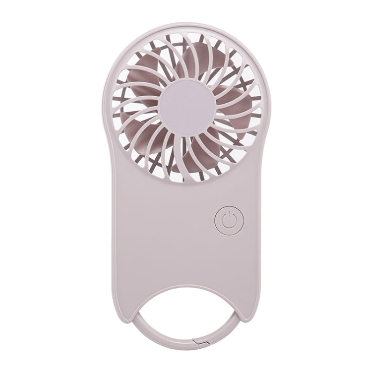 F12 3 Wind Speed Outdoor Summer Cooling Fan Hanging Buckle Mini Handheld Fan(Pink) - Electric Fans by PMC TechLife | Online Shopping South Africa | PMC TechLife | Buy Now Pay Later Mobicred