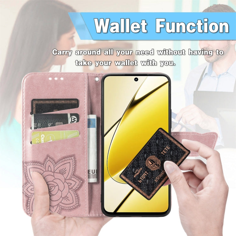 For Huawei Pura 70 Butterfly Love Flower Embossed Leather Phone Case(Blue) - free shipping - PMC Jewellery - Order now!