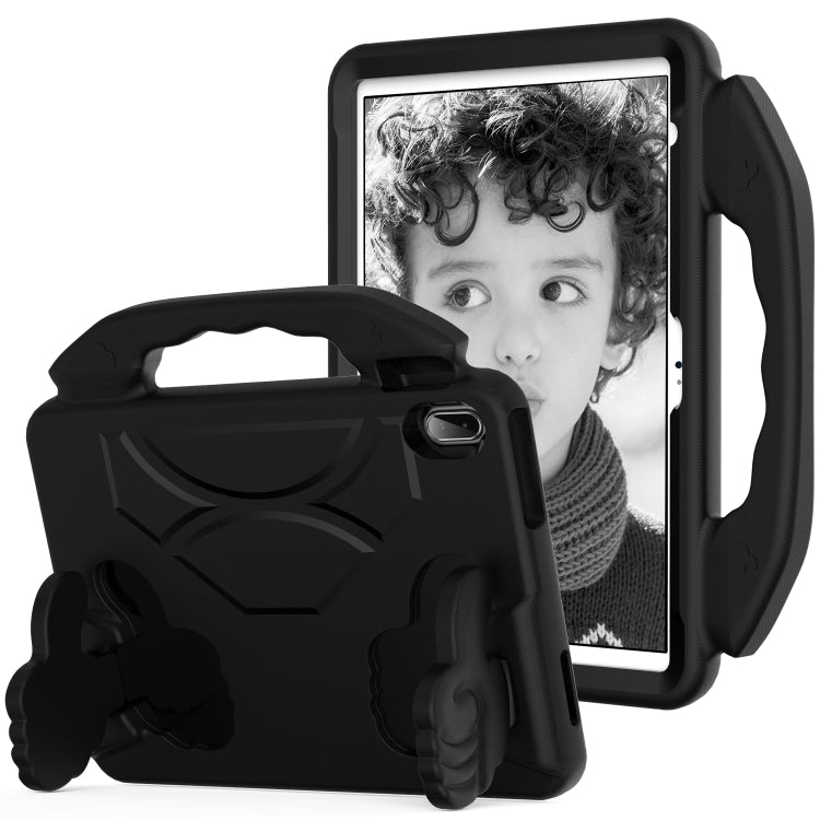 For iPad Air 11 2025 / 2024 Children EVA Shockproof Tablet Case with Thumb Bracket(Black) - iPad Air 11 2025 / 2024 Cases by PMC Jewellery | Online Shopping South Africa | PMC Jewellery | Buy Now Pay Later Mobicred