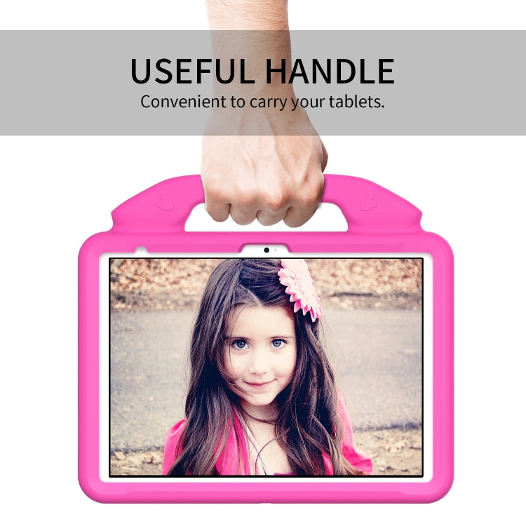 For iPad Air 11 2025 / 2024 Children EVA Shockproof Tablet Case with Thumb Bracket(RoseRed) - free shipping - PMC TechLife - Order now!