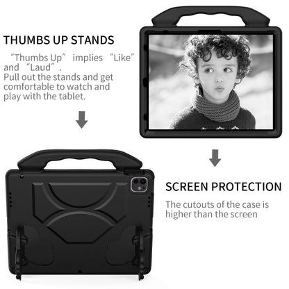 For iPad Pro 13 2024 Children EVA Shockproof Tablet Case with Thumb Bracket(Black) - iPad Pro 13 2024 Cases by PMC Jewellery | Online Shopping South Africa | PMC Jewellery | Buy Now Pay Later Mobicred