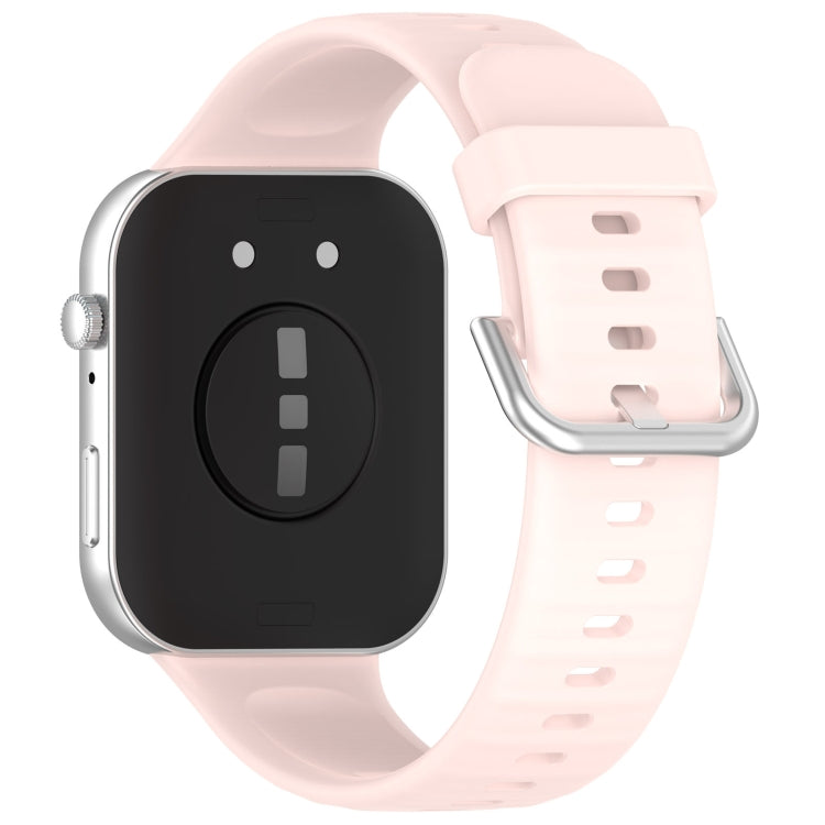 For Huawei Watch Fit3 Silicone Soft Watch Band + Clear Watch Protective Case Set(Pink) - free shipping - PMc TechLife - Order now!