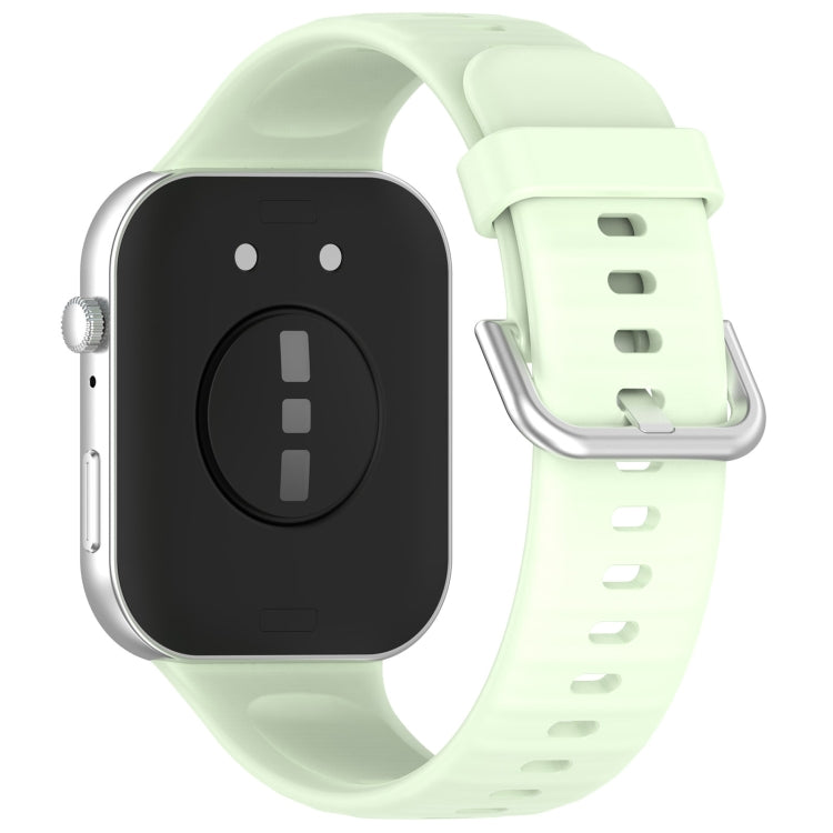 For Huawei Watch Fit3 Silicone Soft Watch Band + Clear Watch Protective Case Set(Green) - free shipping - PMc TechLife - Order now!