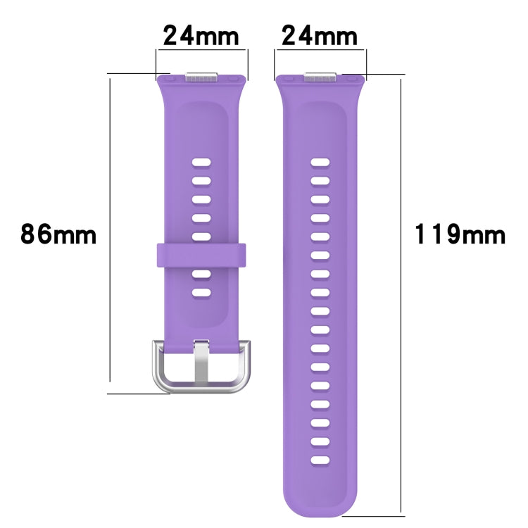 For Huawei Watch Fit3 Silicone Soft Watch Band + Clear Watch Protective Case Set(Green) - free shipping - PMc TechLife - Order now!