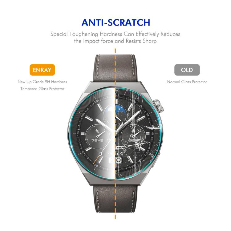 For Garmin Instinct E 40mm ENKAY Hat-Prince 0.2mm 9H Tempered Glass Screen Protector Watch Film - free shipping - PMC TechLife - Order now!