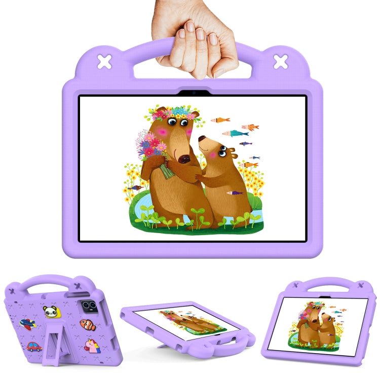 For Blackview Tab 80 10.1 2023 Handle Kickstand Children EVA Shockproof Tablet Case(Light Purple) - Others by PMC TechLife | Online Shopping South Africa | PMC TechLife | Buy Now Pay Later Mobicred