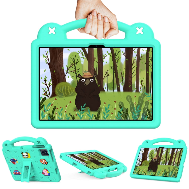 For Walmart ONN 10.1 Gen4 2024 Handle Kickstand Children EVA Shockproof Tablet Case(Mint Green) - Others by PMC TechLife | Online Shopping South Africa | PMC TechLife | Buy Now Pay Later Mobicred