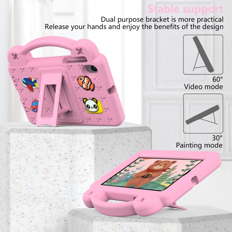 For Walmart Onn 7.0 Gen4 2024 Handle Kickstand Children EVA Shockproof Tablet Case(Pink) - Others by PMC TechLife | Online Shopping South Africa | PMC TechLife | Buy Now Pay Later Mobicred