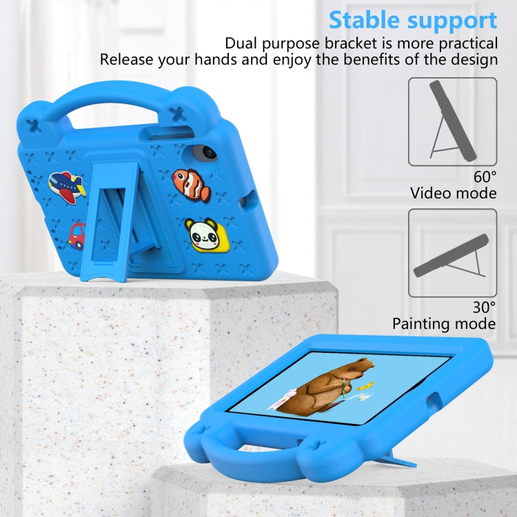 For Walmart Onn 7.0 Gen4 2024 Handle Kickstand Children EVA Shockproof Tablet Case(Sky Blue) - Others by PMC TechLife | Online Shopping South Africa | PMC TechLife | Buy Now Pay Later Mobicred
