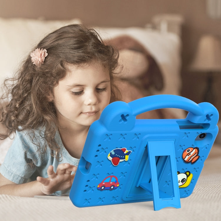 For Walmart Onn 7.0 Gen4 2024 Handle Kickstand Children EVA Shockproof Tablet Case(Sky Blue) - Others by PMC TechLife | Online Shopping South Africa | PMC TechLife | Buy Now Pay Later Mobicred