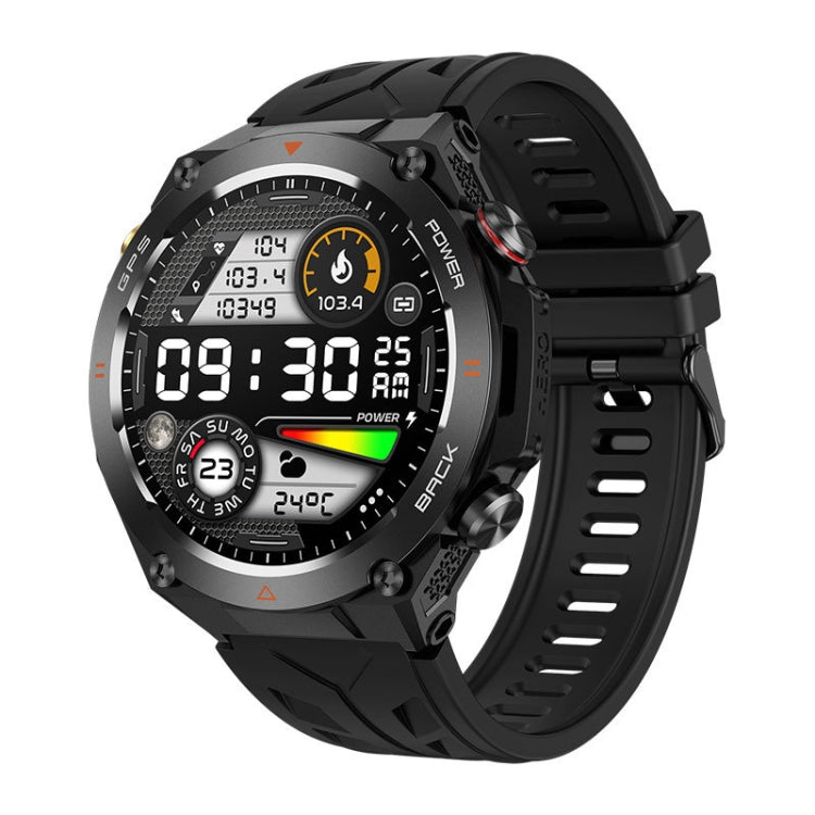 KC82 1.45 inch Color Screen Smart Watch, Support Bluetooth Call / Health Monitoring(Black) - Smart Watches by PMC Jewellery | Online Shopping South Africa | PMC Jewellery | Buy Now Pay Later Mobicred