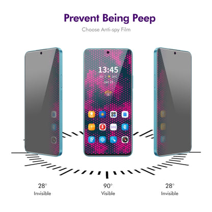 For Motorola Moto G 5G 2024 ENKAY Hat-Prince 28 Degree Anti-peeping Privacy Tempered Glass Film - Motorola Tempered Glass by ENKAY | Online Shopping South Africa | PMC Jewellery | Buy Now Pay Later Mobicred