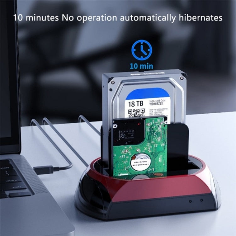 575D USB Hard Disk Holder Laptop Mobile Hard Disk Box 2.5 / 3.5inch SATA IDE HDD Base, Plug:EU Plug - free shipping - PMC Jewellery - Order now!