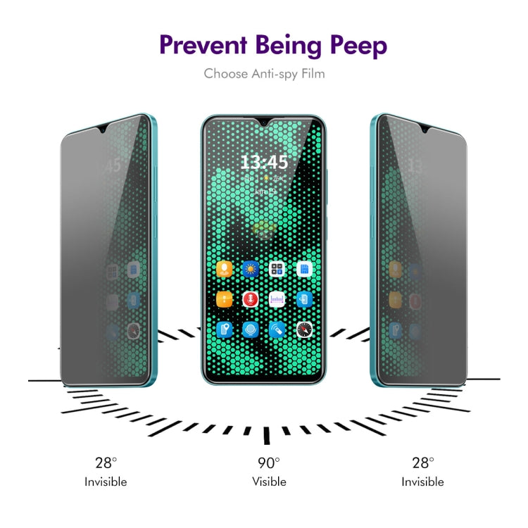 For Tecno Spark Go 2023 5pcs ENKAY Hat-Prince 28 Degree Anti-peeping Privacy Tempered Glass Film - Others by ENKAY | Online Shopping South Africa | PMC Jewellery | Buy Now Pay Later Mobicred