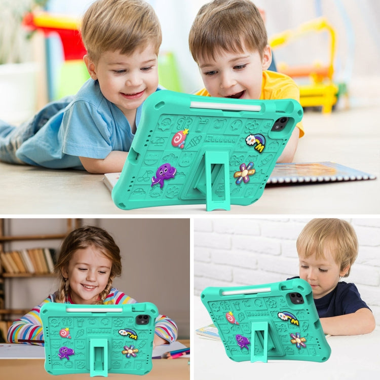 For iPad Air 11 2025 / 2024 Hi Baby EVA Full Body Tablet Case with Strap(Mint Green) - iPad Air 11 2025 / 2024 Cases by PMC TechLife | Online Shopping South Africa | PMC TechLife | Buy Now Pay Later Mobicred