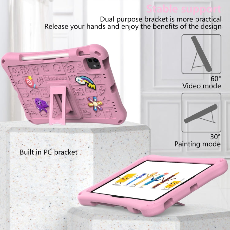 For iPad Pro 11 2024 Hi Baby EVA Full Body Tablet Case with Strap(Pink) - iPad Pro 11 2024 Cases by PMC TechLife | Online Shopping South Africa | PMC TechLife | Buy Now Pay Later Mobicred