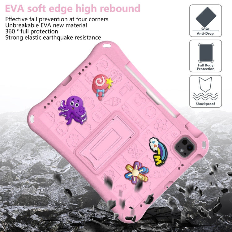 For iPad Pro 11 2024 Hi Baby EVA Full Body Tablet Case with Strap(Pink) - iPad Pro 11 2024 Cases by PMC TechLife | Online Shopping South Africa | PMC TechLife | Buy Now Pay Later Mobicred